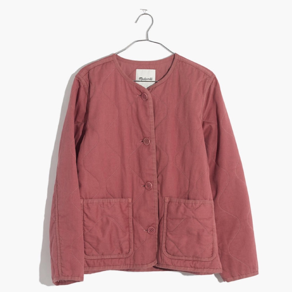 Madewell Cotton Quilted Liner Jacket
